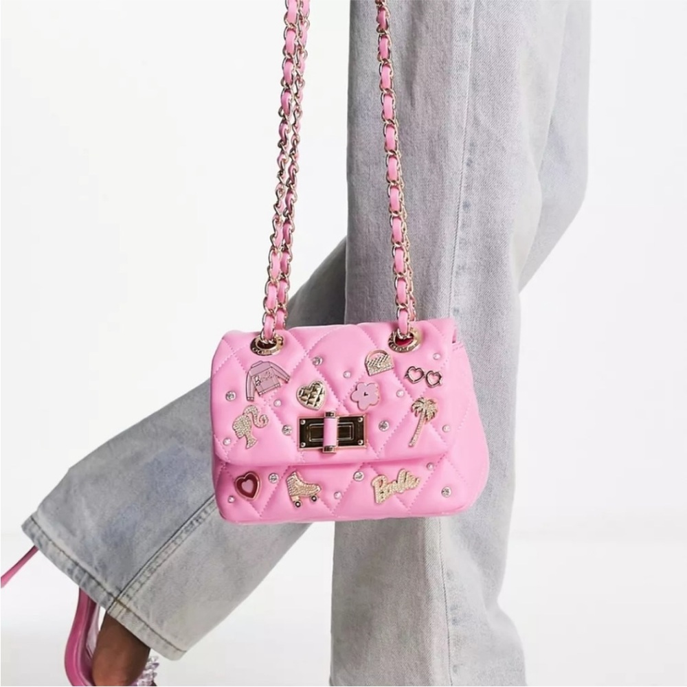 Barbie Quilted Charm Handbag Crossbody, Barbie Aldo Crossbody - Picture 10 of 15